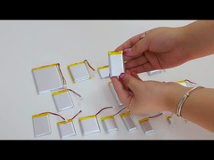 Batteria polimerica al litio ultra sottile da 2 mm 27mAh 3.7V Batteria LiPo cellulare